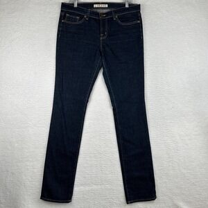 J Brand The Pencil Leg Denim Jeans Ink Dark Wash USA Made Women's 30 (34x33)